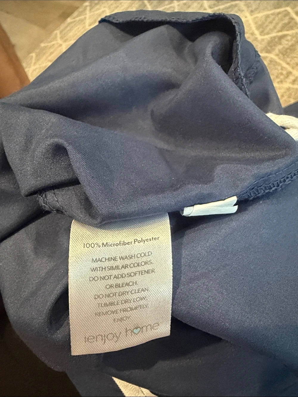 Deep Navy Duvet Cover - Premium Solid Bedding